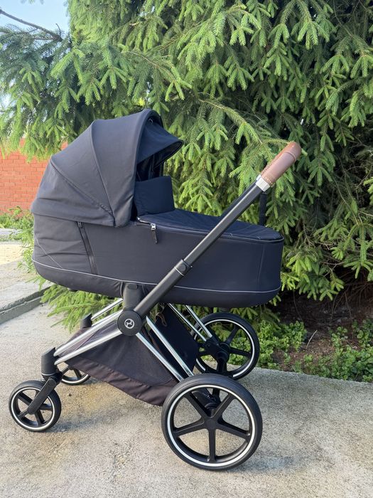 Коляска Cybex Priam  2 в 1 Sepia Black шасі Chrome