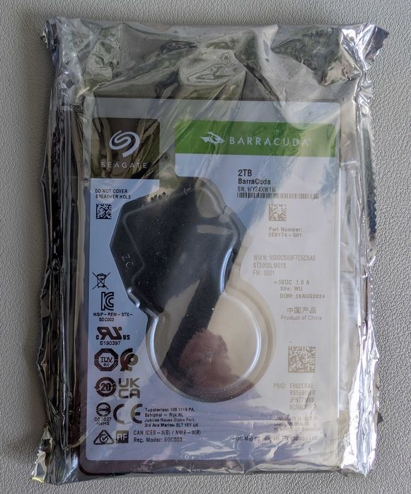 Dysk Seagate Barracuda 2TB 2,5" (ST2000LM015) /gwarancja