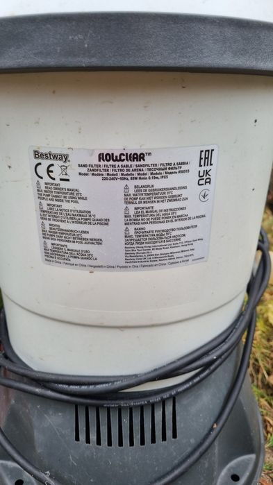 Pompa Piaskowa Filtrująca do Basenów, 3596l/h Bestway 58515