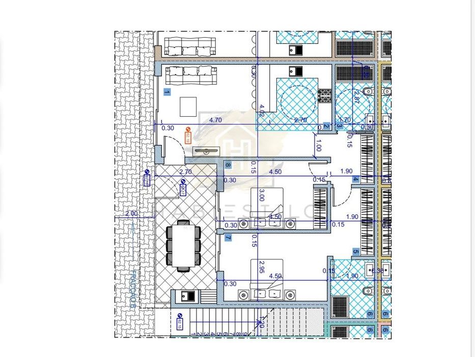 Apartamento T2 Em brejos de Azeitão com varanda