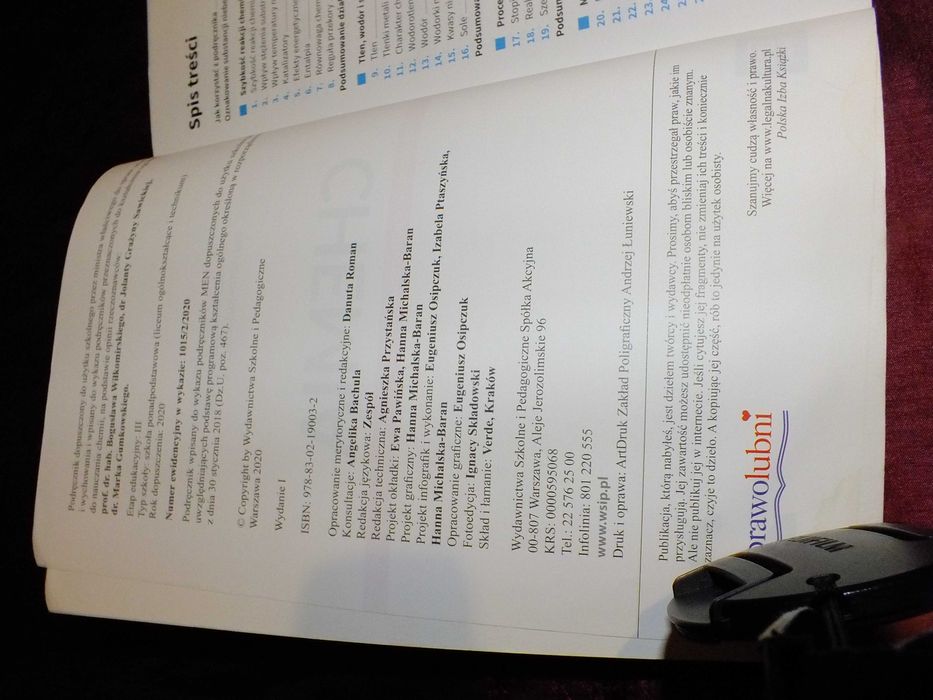 Podręcznik chemia 2