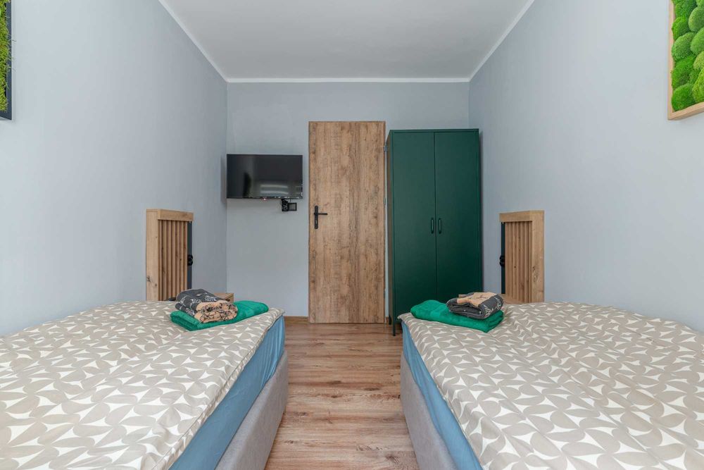 Noclegi premium  od 3-6 osób w pełni wyposażone. PRALKA KLIMA KUCHNIA