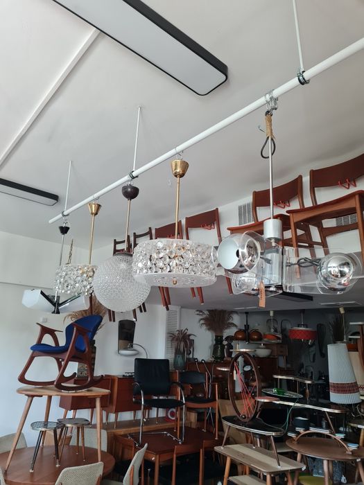 Lampa wisząca UFO, ĽUDIB BRATISLAVA,lata 60,Mid-century,space age