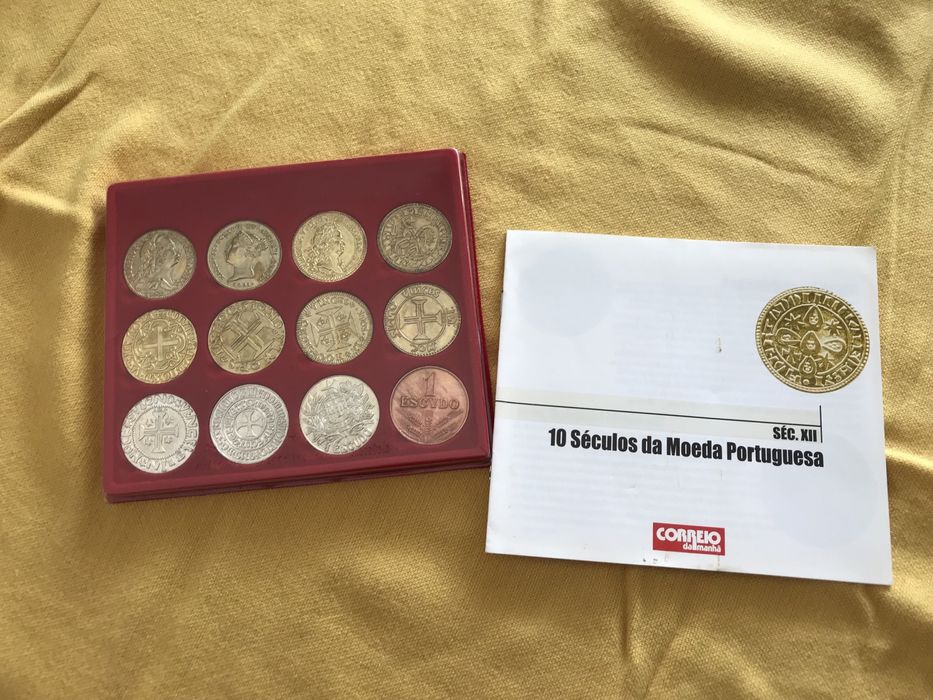 Coleção de moedas 10 seculos de moeda Portuguesa
