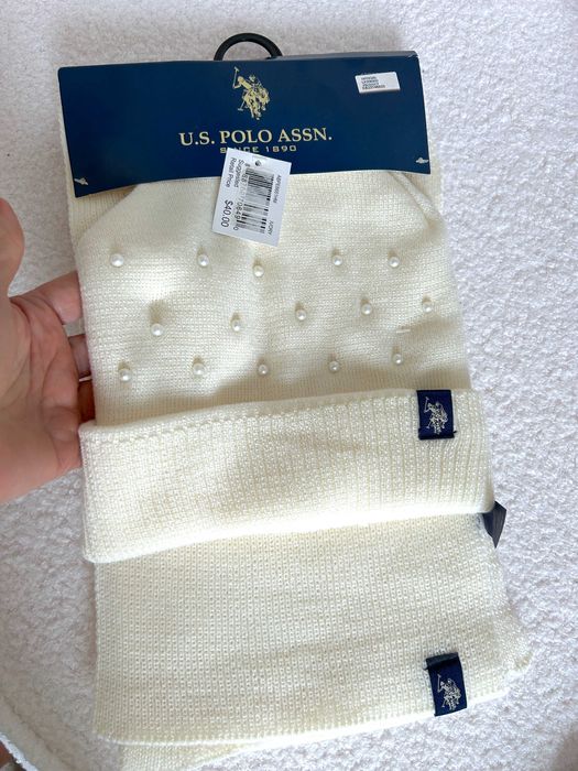 U.S. POLO komplet czapka + szalik