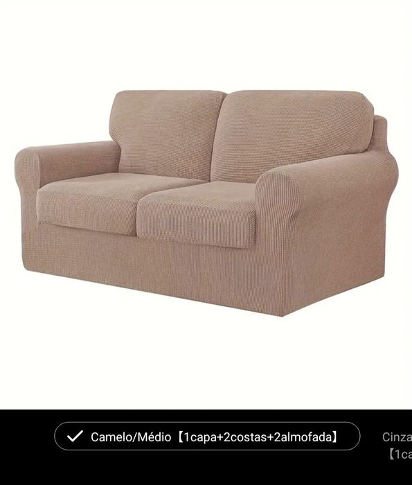 Capa para sofá de 2 lugares