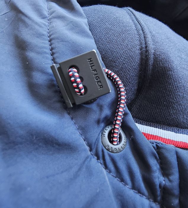 Tommy Hilfiger nowa kurtka/bluza męska z kapturem ocirplana r. M