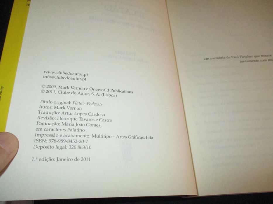 Livro iPlatão Mark Vernon