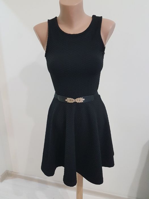 Sukienka czarna krótka xs 34