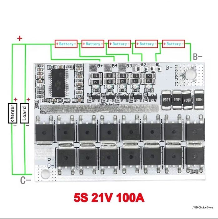 Плата контроля батареї Bms 3s-5s
