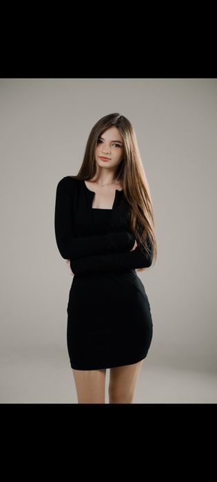 Сукня, жіноча, коротка, чорна