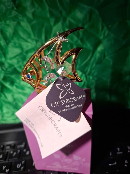 "Рыбка" Crystocraft с кристаллами Swarovski