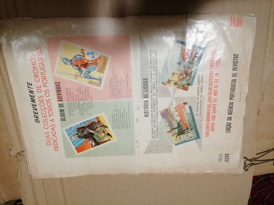 Caderneta Cromos 1958 COMPLETA A Volta ao Mundo em 80 Dias A.P.Revista
