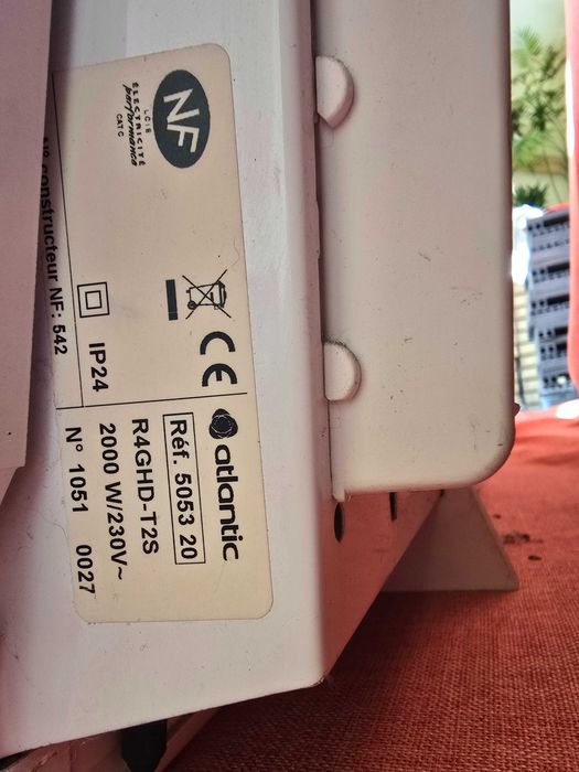 12 emissores térmicos ("aquecedores") - ATLANTIC