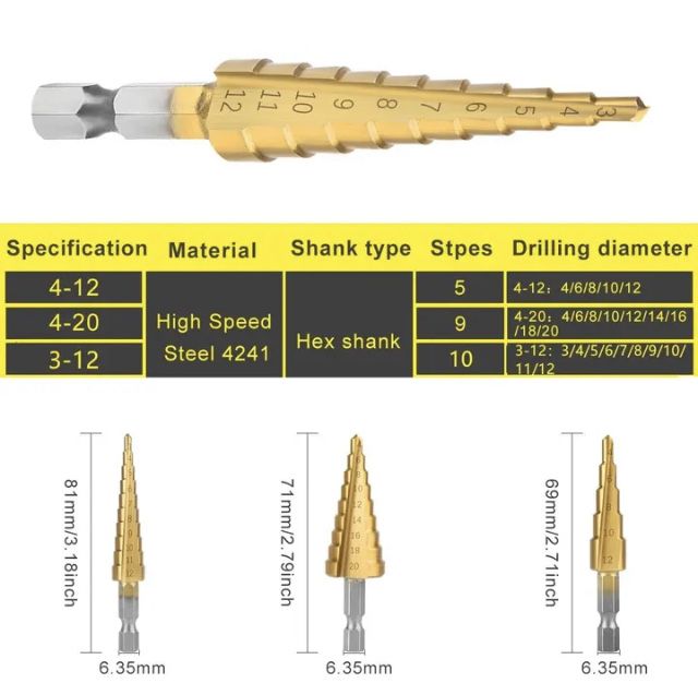 Broca de estágio crónico