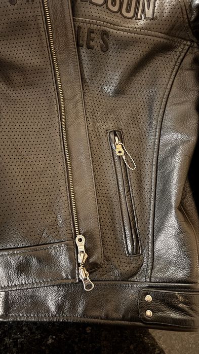 Blusão Harley Davidson M Como Novo Couro