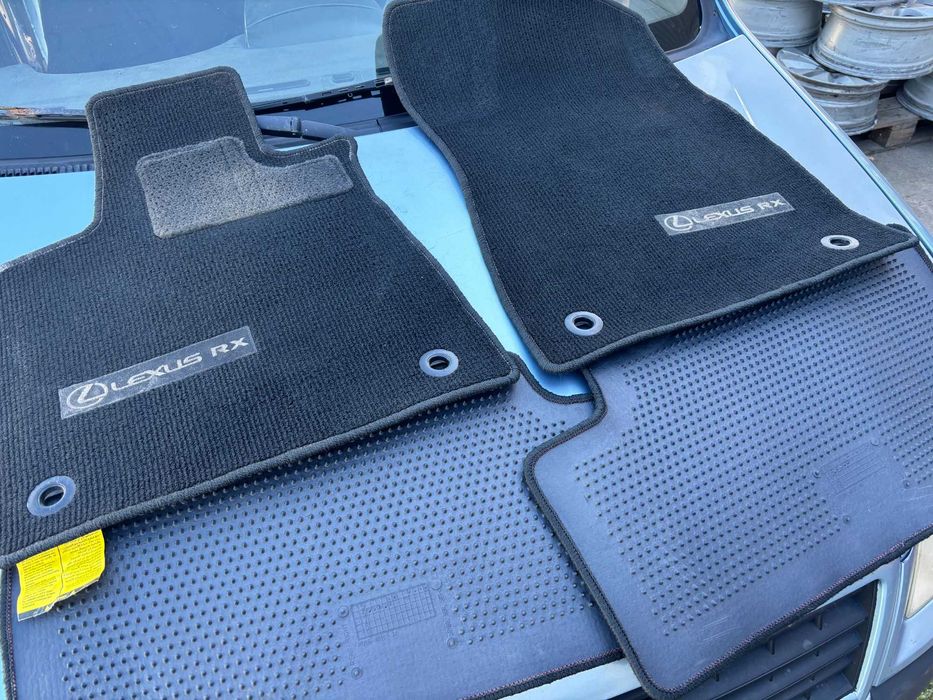коврики  LEXUS RX 2016-2021 Оригинальные черные текстильные JAPAN