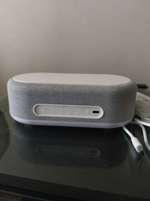 Coluna dupla com ligação bluetooth termómetro e relógio