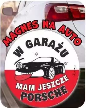 Magnes Na Auto Porche. Nowy Produkt