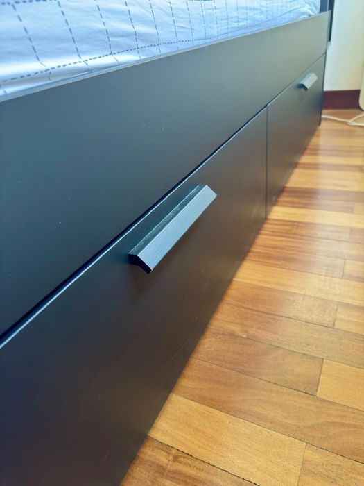 Cama casal IKEA (160*200) com cabeceira