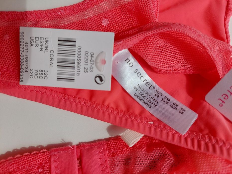 Білизна нижня білизна комплект труси S бюстгалтер PRIMARK