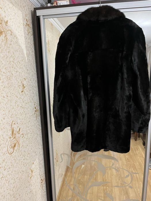 Шуба чоловіча натуральна цигейка 56 розмір