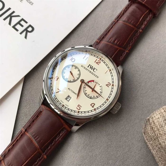 Годинник кварцовий IWC pilot schaffhausen білий