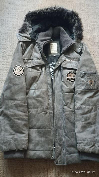 Куртка кожаная, зимняя Tom Tailor. Germany