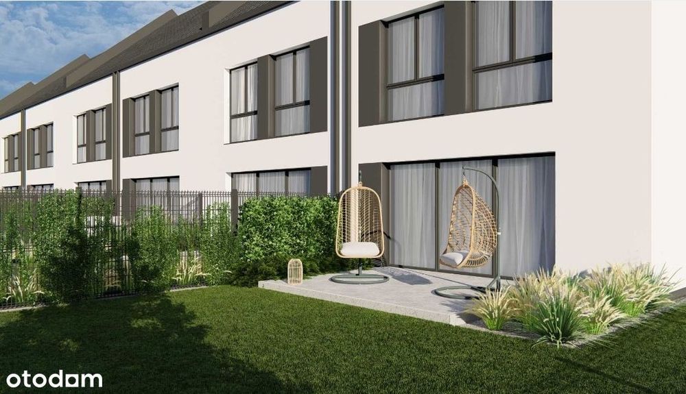 Gotowy dom szeregowy w Brzegu Dolnym | 42 m² poddasza do adaptacji