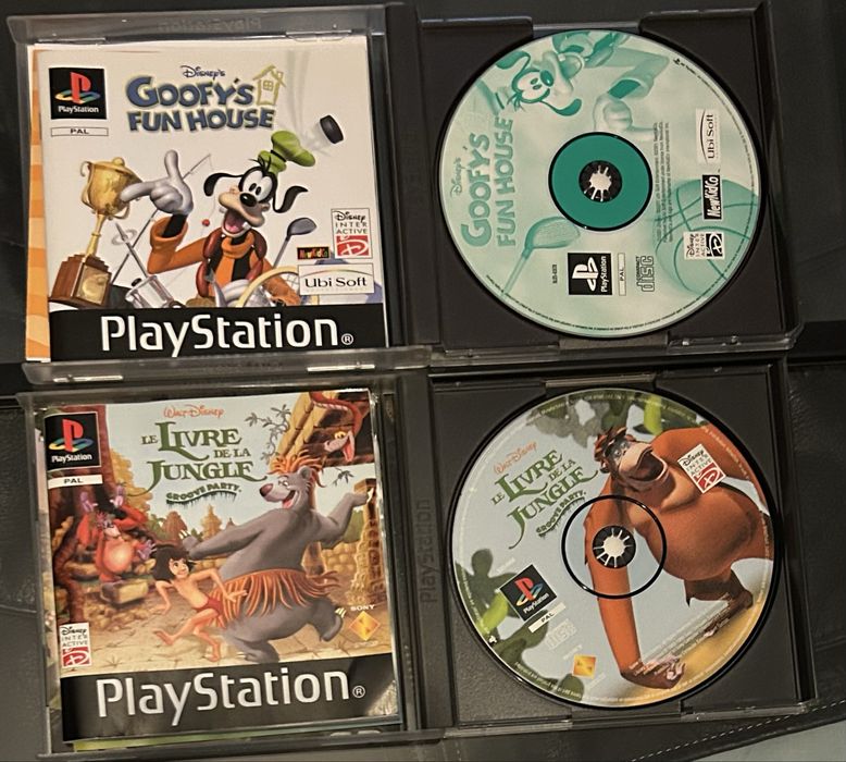Vendo jogos PS1 pouco usados