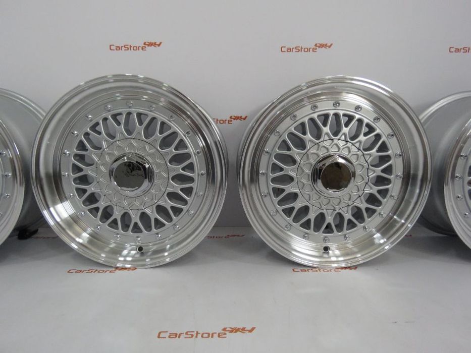 Jantes Look BBS RS 15 x 7 et30 4x100 + 4x114.3 Silver