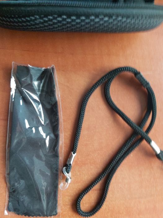 Okulary polaryzujące czarne rower biegi komplet