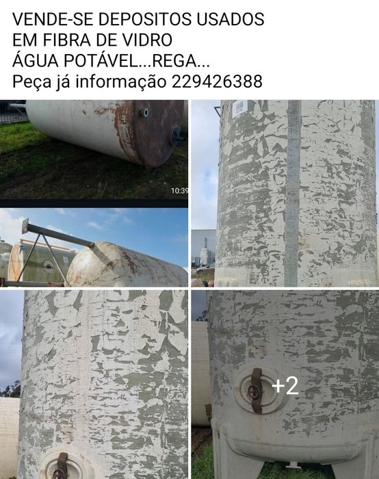 Depósitos em fibra de vidro