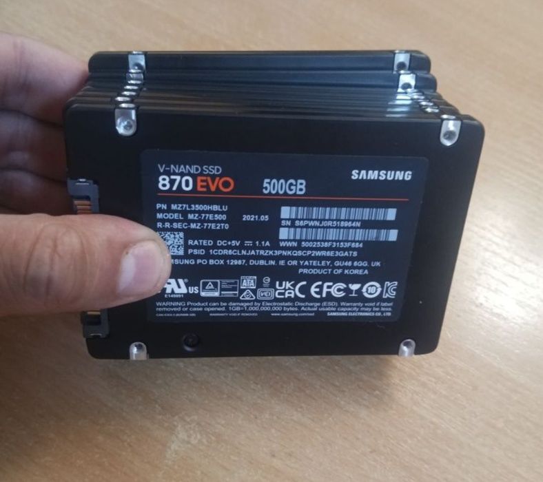 Ssd 2.5 Sata Samsung 870Evo 500gb