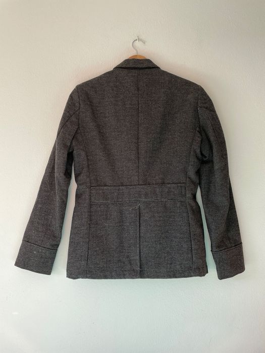 Blazer cinzento de inverno (40% lã)