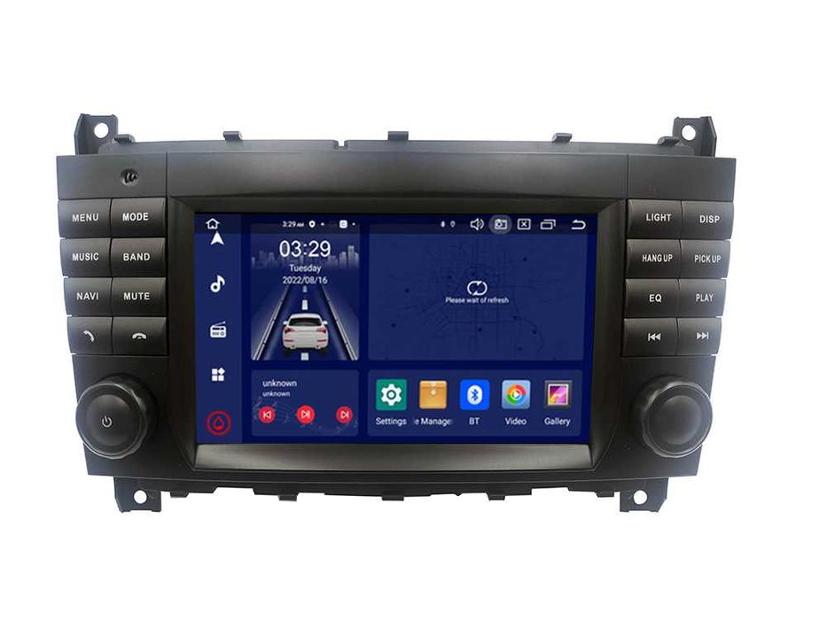CarPlay Radio DAB WiFi GPS USB DSP Android Mercedes C CLK CL W203 W209
