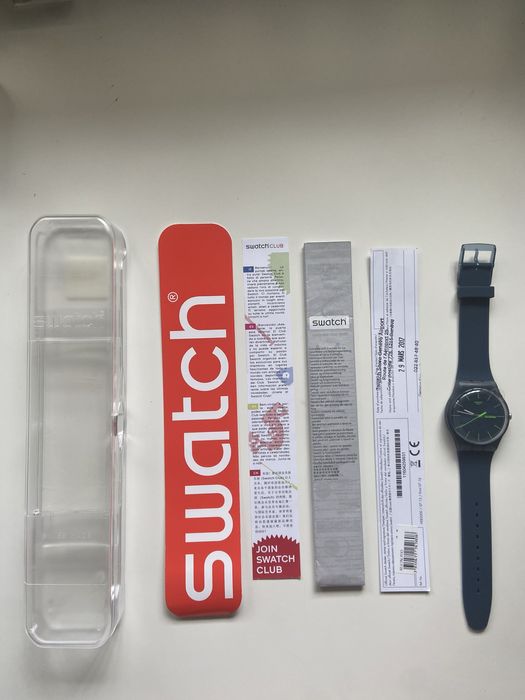 Relogio swatch azul