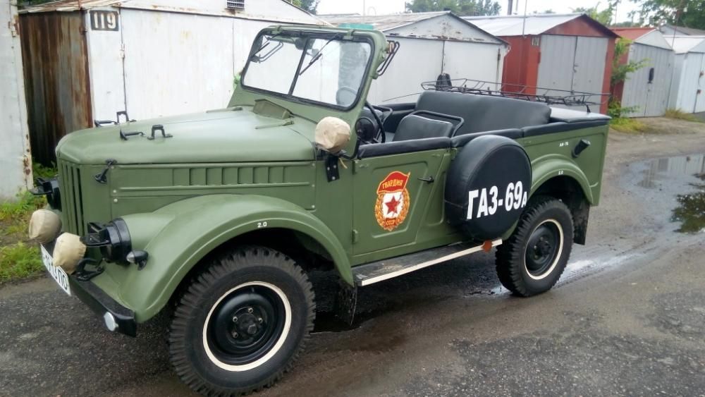 Газ 69А ретро восстановлен.