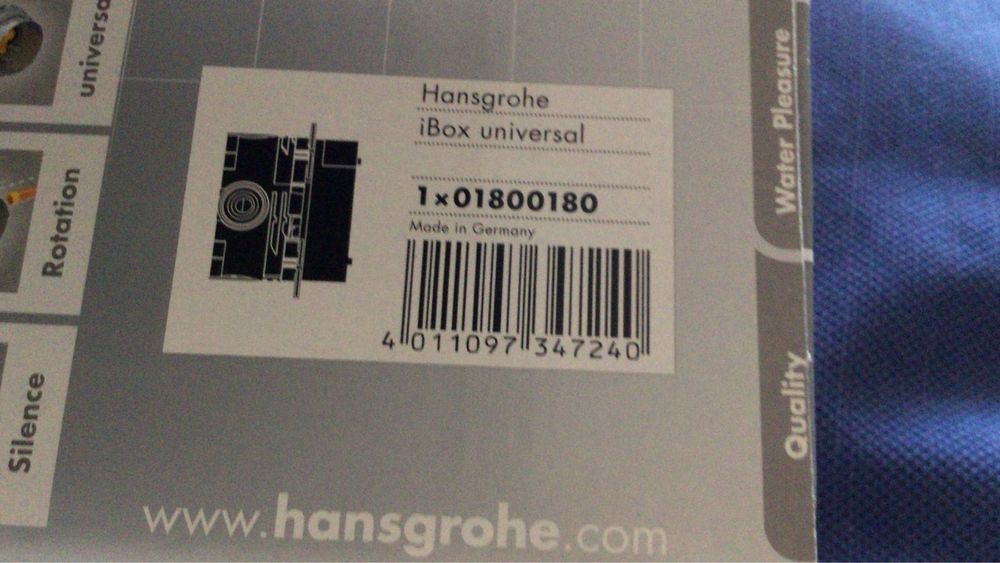 Hansgrohe ibox universal
