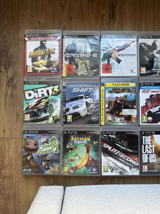 Komplet 22 gier na konsole PS3