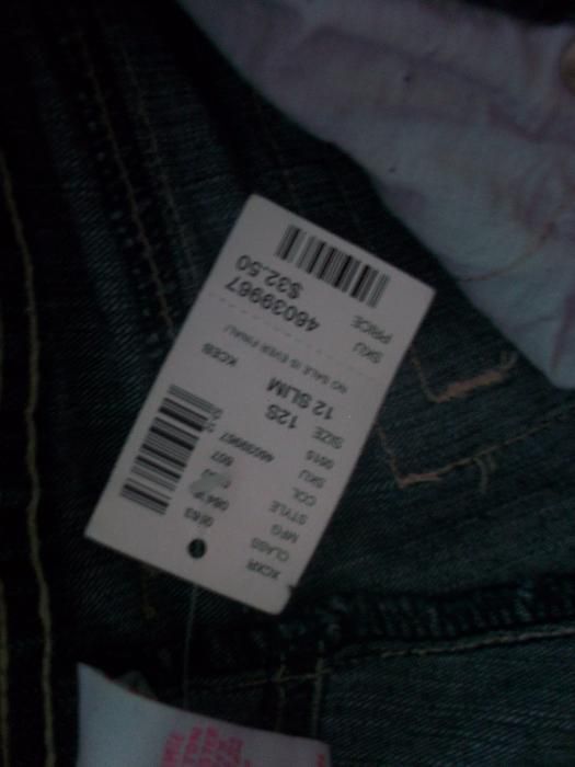 jeansy dziewczęce nowe