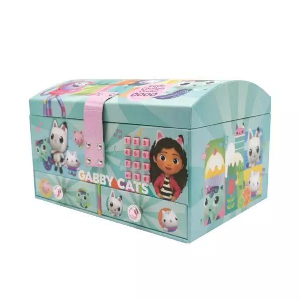 Pudełko na biżuterię na kod z efektami dźwiękowymi Koci Domek Gabi. Gabby's Dollhouse GD00041 Kids Euroswan. Kids Euroswan. Nowy Produkt
