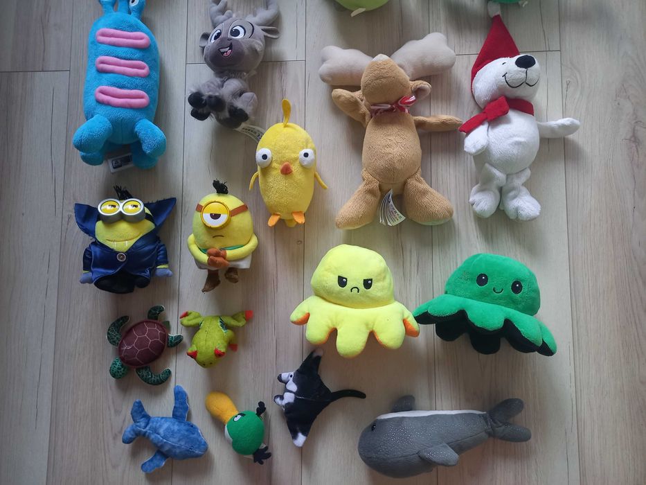 SŁODZIAKI minionki plants vs. zombie maskotki 27 + książki 3