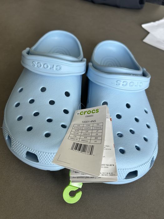 Crocs błękitne niebieskie