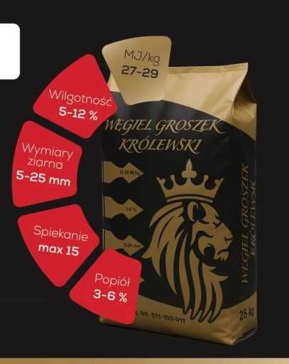 Węgiel groszek Królewski 27-29MJ