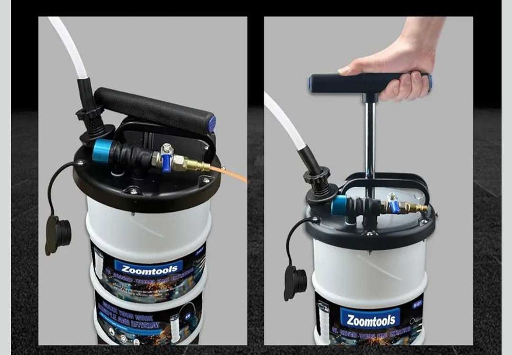 Zoomtools pompa próżniowa ręczna lub pneumatyczna do oleju