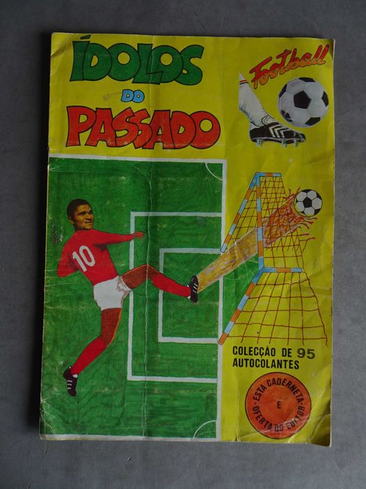 Caderneta cromos completa Ídolos do Passado completa (inclui n 50 Juca