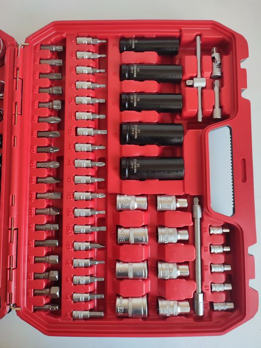 Набір інструментів 1/2" & 1/4" 111 од, головки подовжені 15,17,19,21,22 INTERTOOL ET-9111