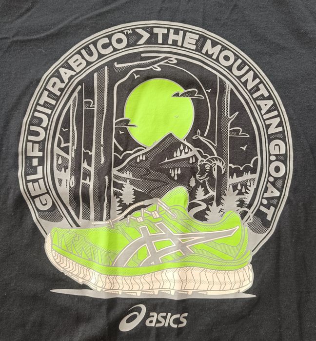 ASICS  t-shirt z motywem Trabuco rozm. L
