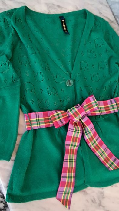 Ażurowy wiosenny sweterek,Troll r XS